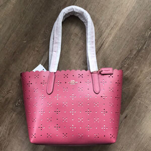 NEW Coach Mini City Tote purse pink
